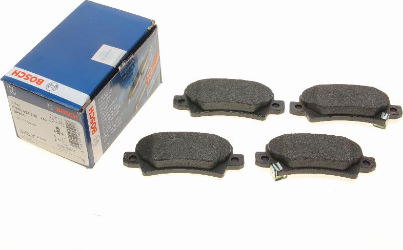 BOSCH 0 986 424 790 - Brake Pad Set, disc brake autospares.lv