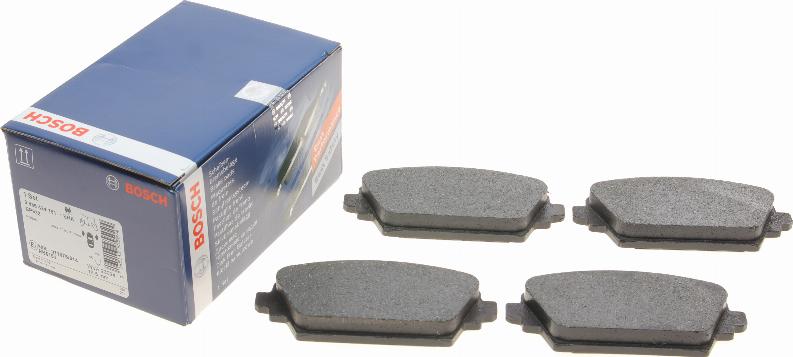 BOSCH 0 986 424 791 - Brake Pad Set, disc brake autospares.lv