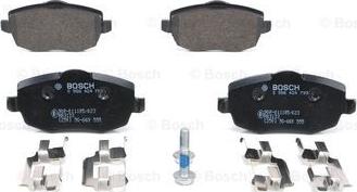 BOSCH 0 986 424 793 - Brake Pad Set, disc brake autospares.lv