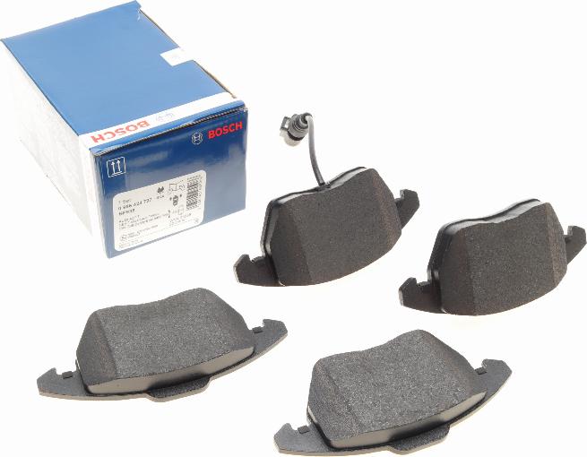 BOSCH 0 986 424 797 - Brake Pad Set, disc brake autospares.lv