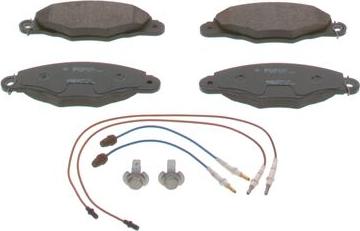 BOSCH 0 986 424 746 - Brake Pad Set, disc brake autospares.lv