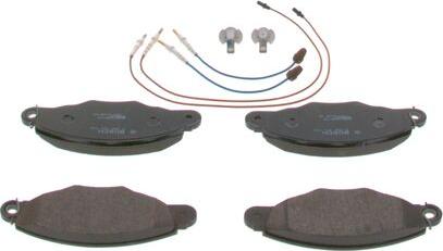 BOSCH 0 986 424 746 - Brake Pad Set, disc brake autospares.lv