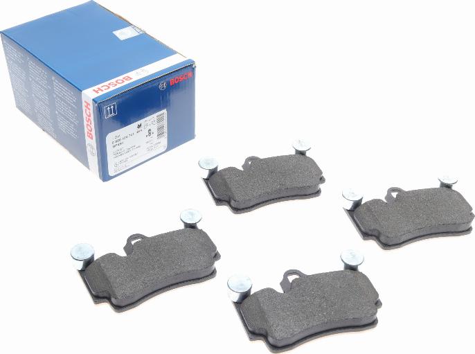 BOSCH 0 986 424 741 - Brake Pad Set, disc brake autospares.lv