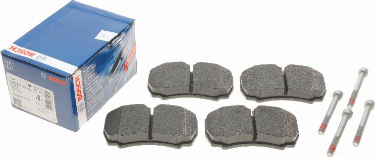 BOSCH 0 986 424 750 - Brake Pad Set, disc brake autospares.lv