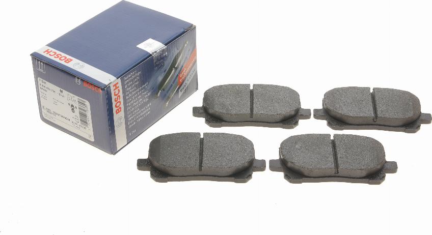 BOSCH 0 986 424 761 - Brake Pad Set, disc brake autospares.lv