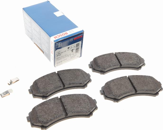 BOSCH 0 986 424 709 - Brake Pad Set, disc brake autospares.lv