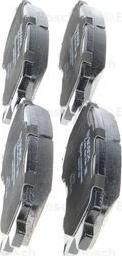 BOSCH 0 986 424 700 - Brake Pad Set, disc brake autospares.lv