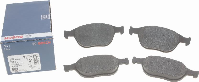 BOSCH 0 986 424 701 - Brake Pad Set, disc brake autospares.lv