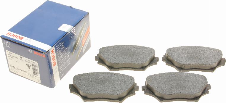 BOSCH 0 986 424 719 - Brake Pad Set, disc brake autospares.lv