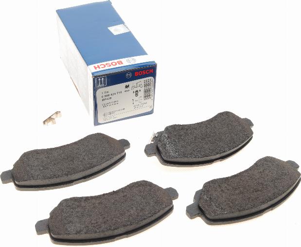 BOSCH 0 986 424 716 - Brake Pad Set, disc brake autospares.lv