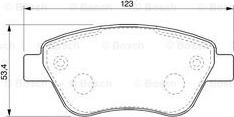 BOSCH 0 986 424 784 - Brake Pad Set, disc brake autospares.lv