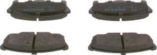 BOSCH 0 986 424 737 - Brake Pad Set, disc brake autospares.lv