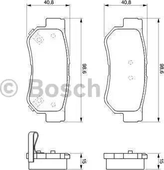 Kavo Parts KBP-3015 - Brake Pad Set, disc brake autospares.lv