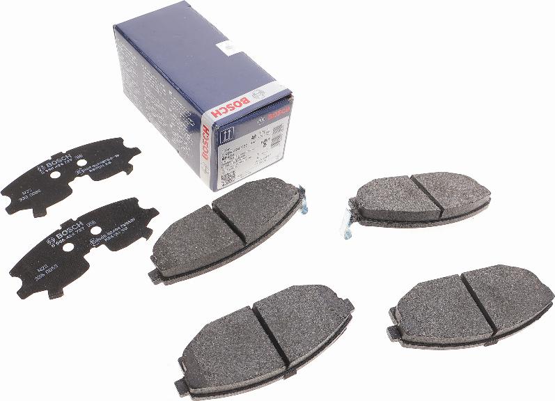 BOSCH 0 986 424 727 - Brake Pad Set, disc brake autospares.lv