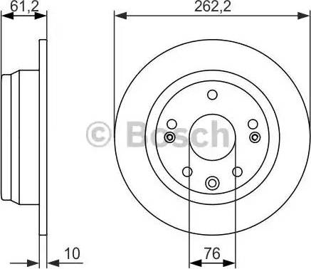 BOSCH 0 986 479 993 - Brake Disc autospares.lv