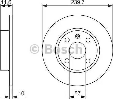 BOSCH 0 986 479 903 - Brake Disc autospares.lv