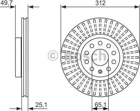 RIDER RD.3325.DF4464 - Brake Disc autospares.lv