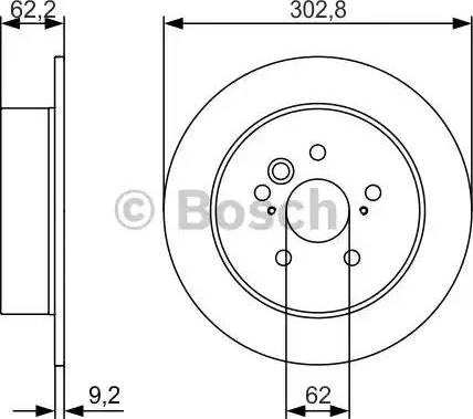 BOSCH 0 986 479 978 - Brake Disc autospares.lv