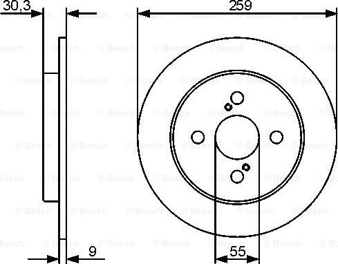 BOSCH 0 986 479 420 - Brake Disc autospares.lv