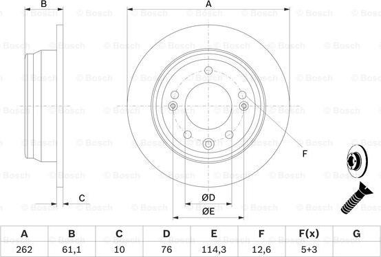 BOSCH 0 986 479 C14 - Brake Disc autospares.lv