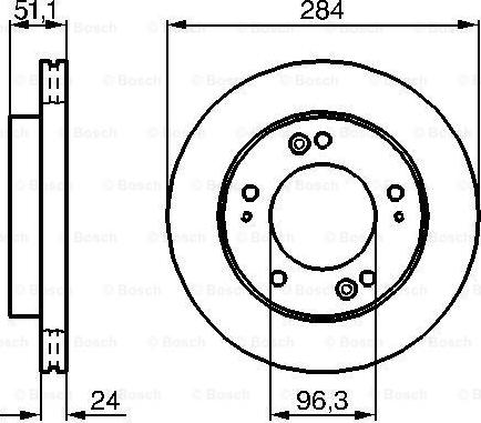 BOSCH 0 986 479 020 - Brake Disc autospares.lv