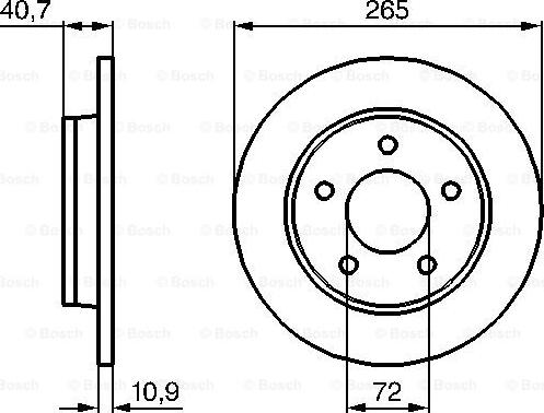 BOSCH 0 986 479 C77 - Brake Disc autospares.lv