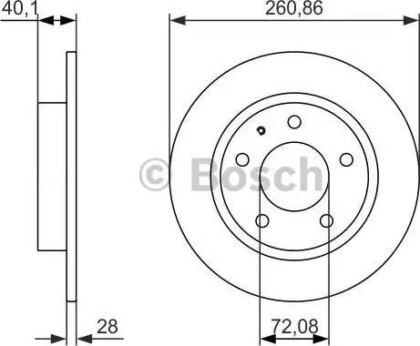 BOSCH 0 986 479 894 - Brake Disc autospares.lv