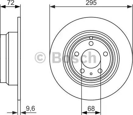 BOSCH 0 986 479 892 - Brake Disc autospares.lv