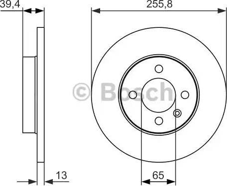 BOSCH 0 986 479 856 - Brake Disc autospares.lv