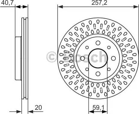 BOSCH 0 986 479 875 - Brake Disc autospares.lv