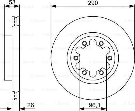 BOSCH 0 986 479 355 - Brake Disc autospares.lv