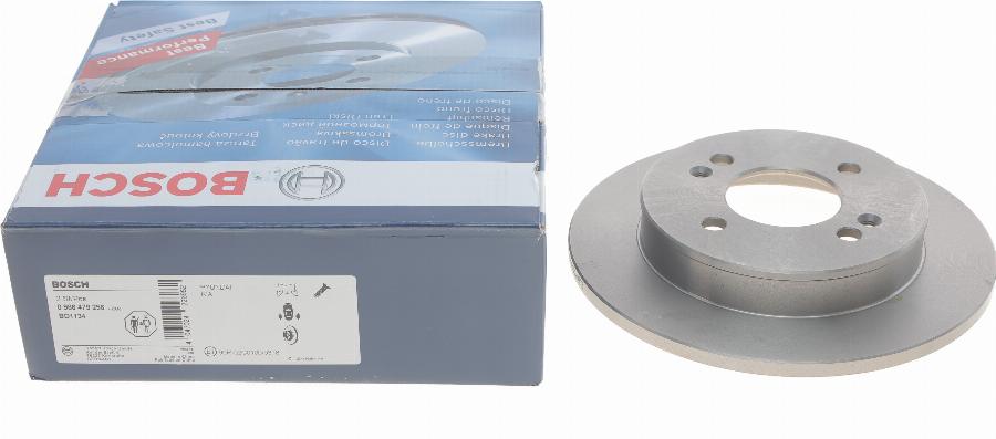 BOSCH 0 986 479 256 - Brake Disc autospares.lv