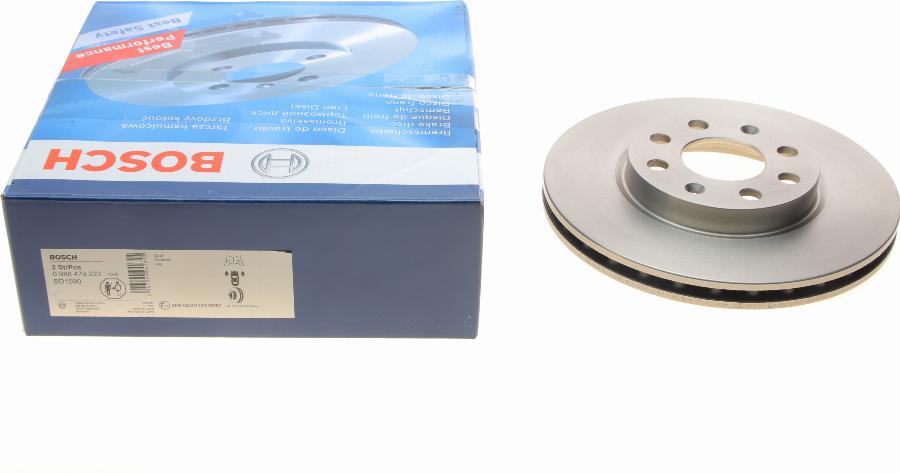 BOSCH 0 986 479 223 - Brake Disc autospares.lv