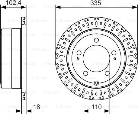 BOSCH 0 986 479 A61 - Brake Disc autospares.lv