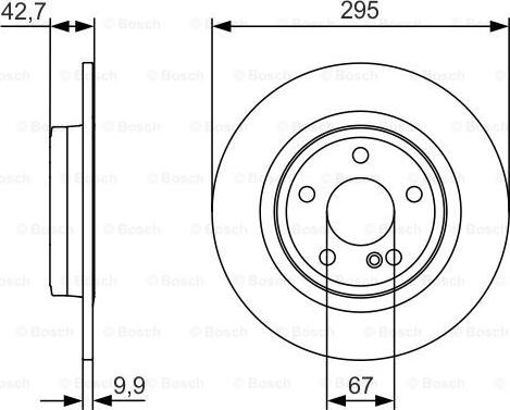 BOSCH 0 986 479 A04 - Brake Disc autospares.lv