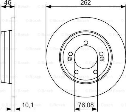 BOSCH 0 986 479 A16 - Brake Disc autospares.lv