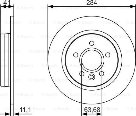 BOSCH 0 986 479 A36 - Brake Disc autospares.lv