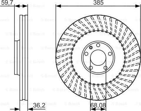 BOSCH 0 986 479 A31 - Brake Disc autospares.lv