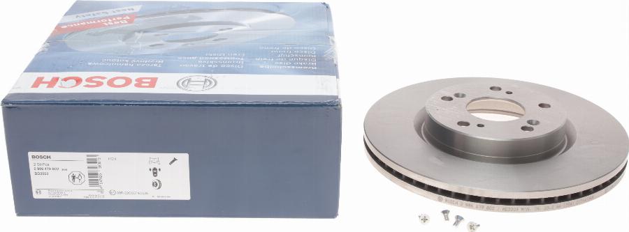 BOSCH 0 986 479 B02 - Brake Disc autospares.lv