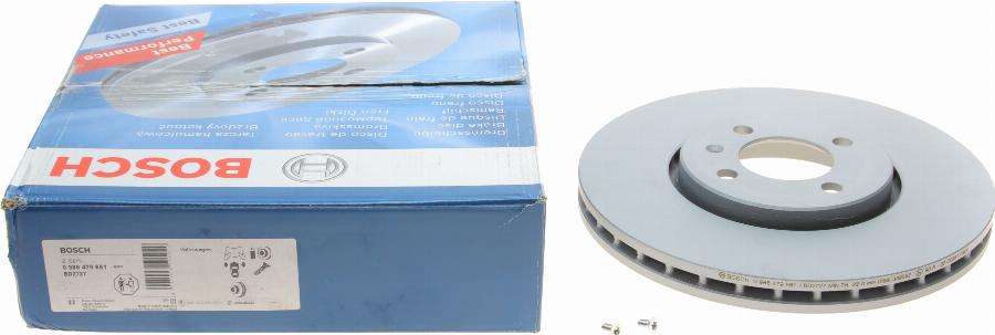 BOSCH 0 986 479 E81 - Brake Disc autospares.lv