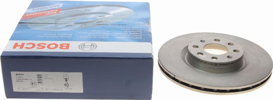 BOSCH 0 986 479 S91 - Brake Disc autospares.lv