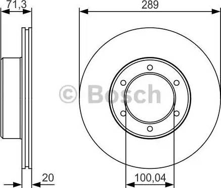 BOSCH 0 986 479 S24 - Brake Disc autospares.lv