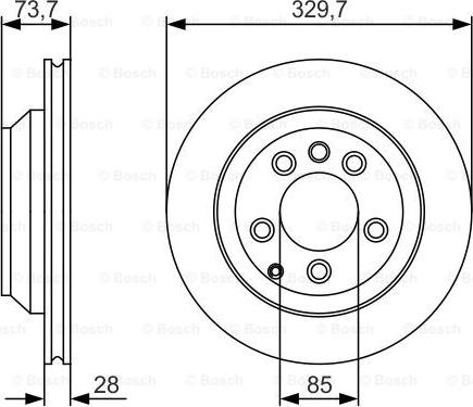 BOSCH 0 986 479 S20 - Brake Disc autospares.lv