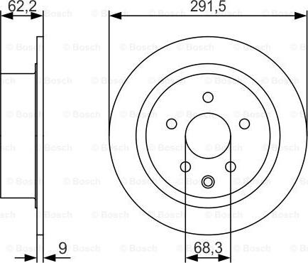 BOSCH 0 986 479 S71 - Brake Disc autospares.lv