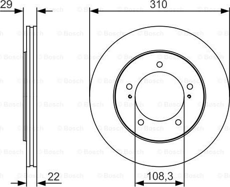 BOSCH 0 986 479 S78 - Brake Disc autospares.lv