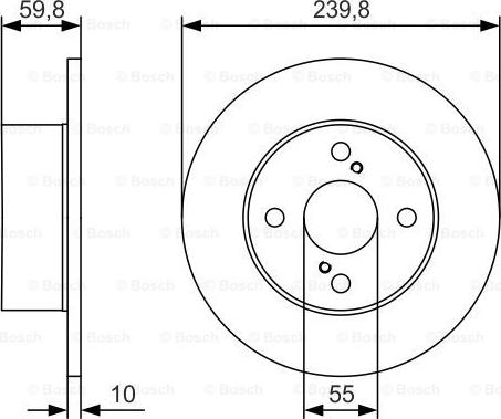 Kawe 6871 00 - Brake Disc autospares.lv