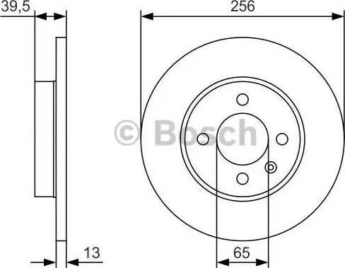 BOSCH 0 986 479 T48 - Brake Disc autospares.lv