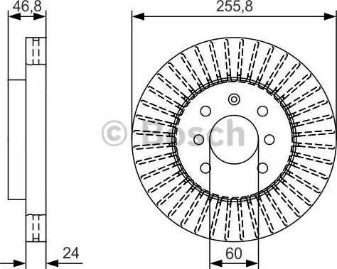 BOSCH 0 986 479 T89 - Brake Disc autospares.lv