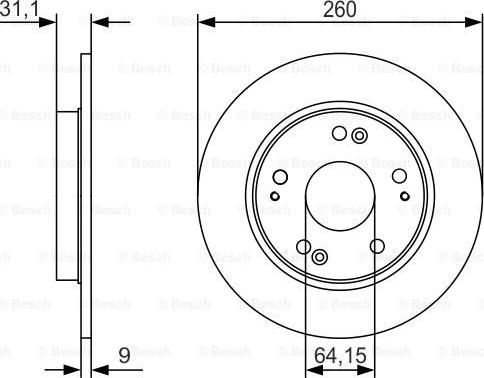 BOSCH 0 986 479 V21 - Brake Disc autospares.lv