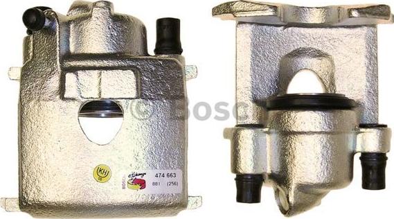 BOSCH 0 986 474 663 - Brake Caliper autospares.lv